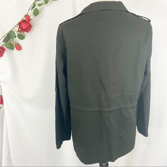 Bagatelle Lightweight Jacket Floral Embroidered Pink Black - Picture 6 of 8